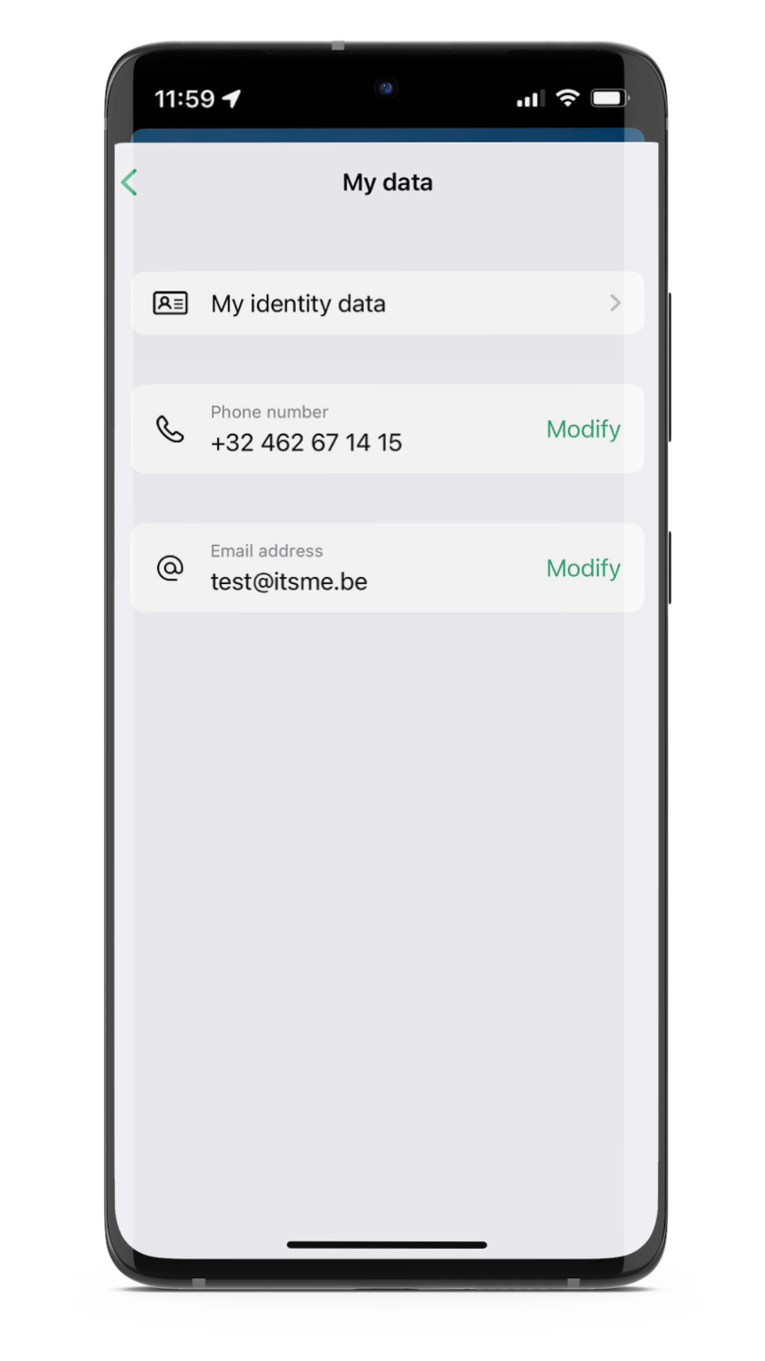 How can I change my phone number? itsme Customer Support
